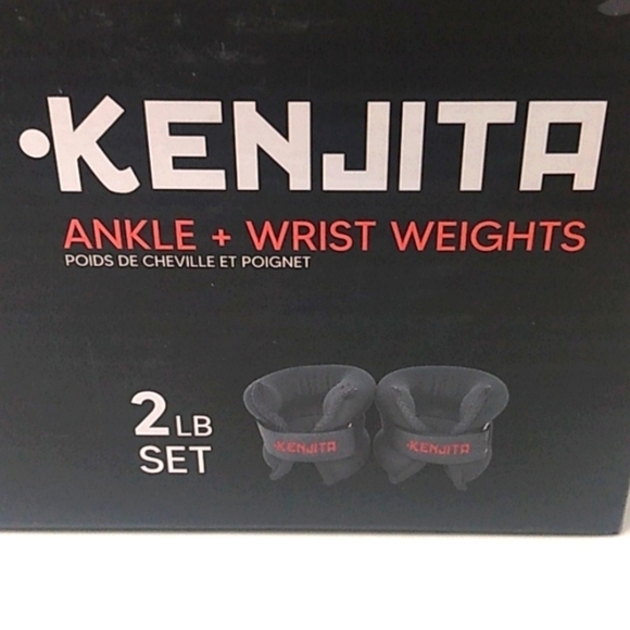 KENJITA ADJUSTABLE ANKLE AND WRIST WEIGHTS 2-LB SET NWT - Picture 2 of 6